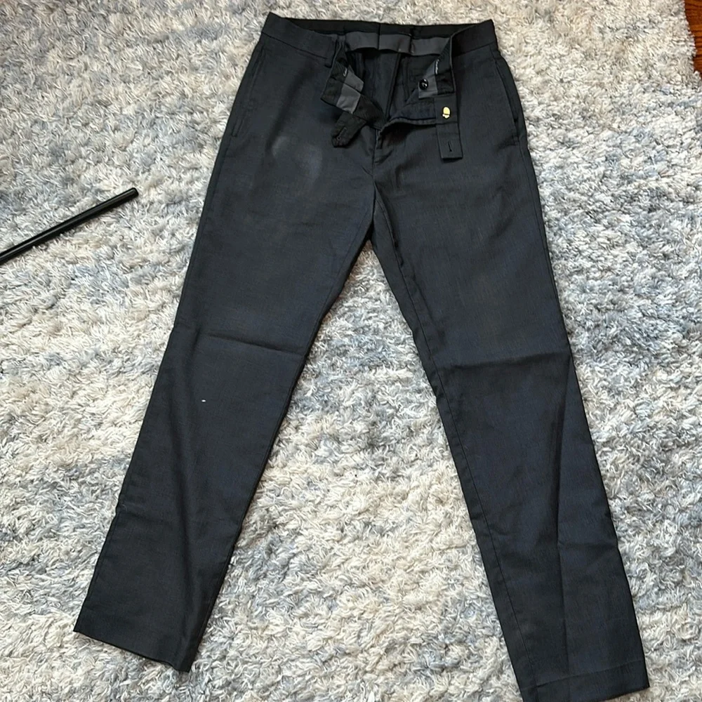 Charcoal Gray Calvin Klein Dress Pants Slim Fit 32W x 30L